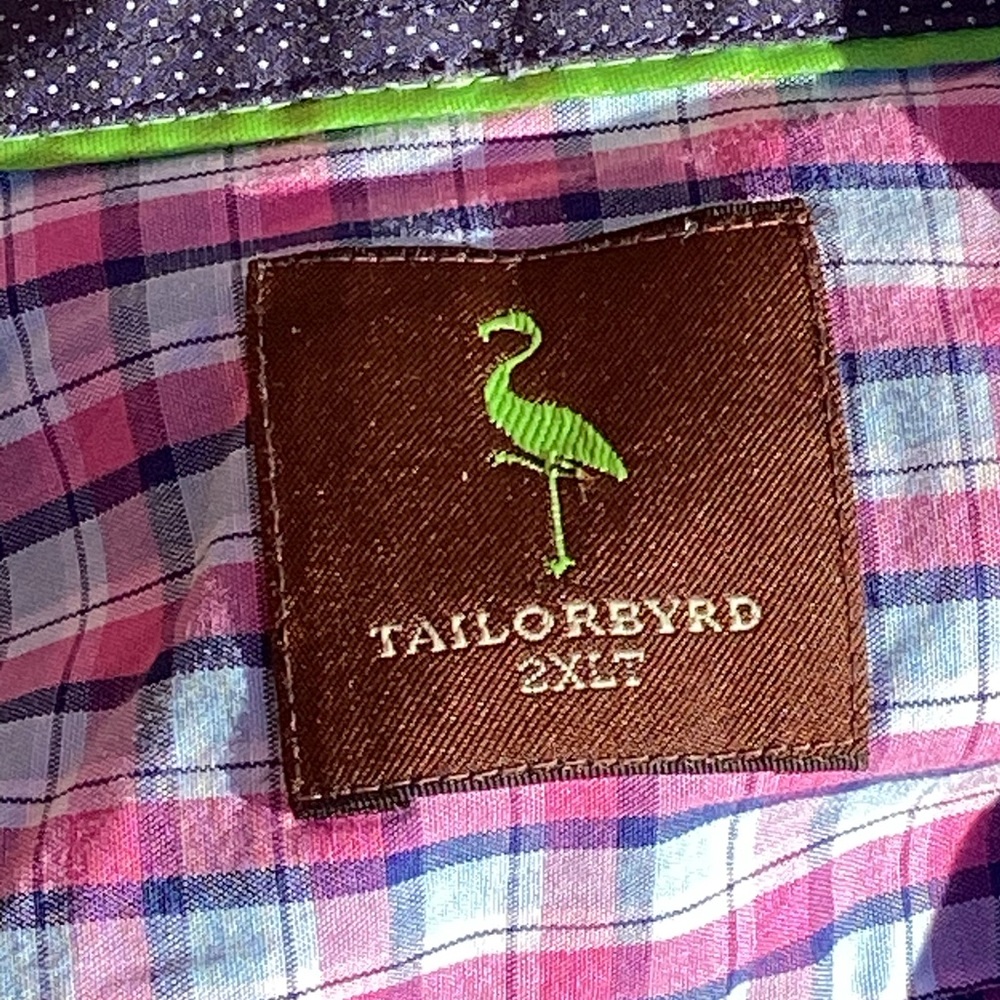 Sharp Dressed Man Preppy Navy Pink Button Down Sh… - image 3